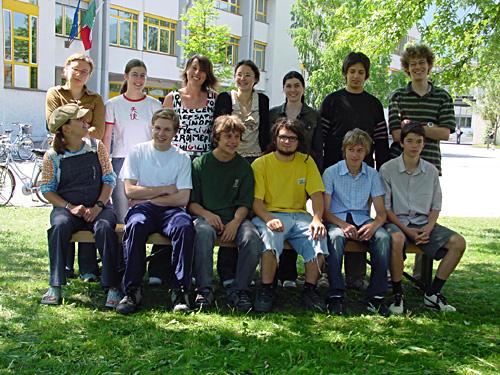 Maturanten der Klasse 5D PROG - Schuljahr 2002/03