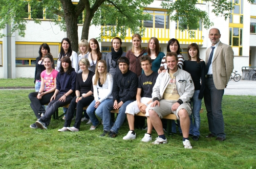 Maturanten der Klasse 5C HOB - Schuljahr 2007/08