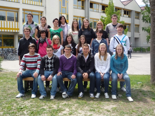 Maturanten der Klasse 5D HOB - Schuljahr 2008/09