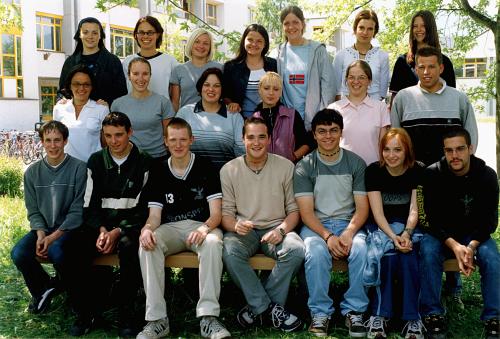 Maturanten der Klasse 5C HOB - Schuljahr 1999/2000