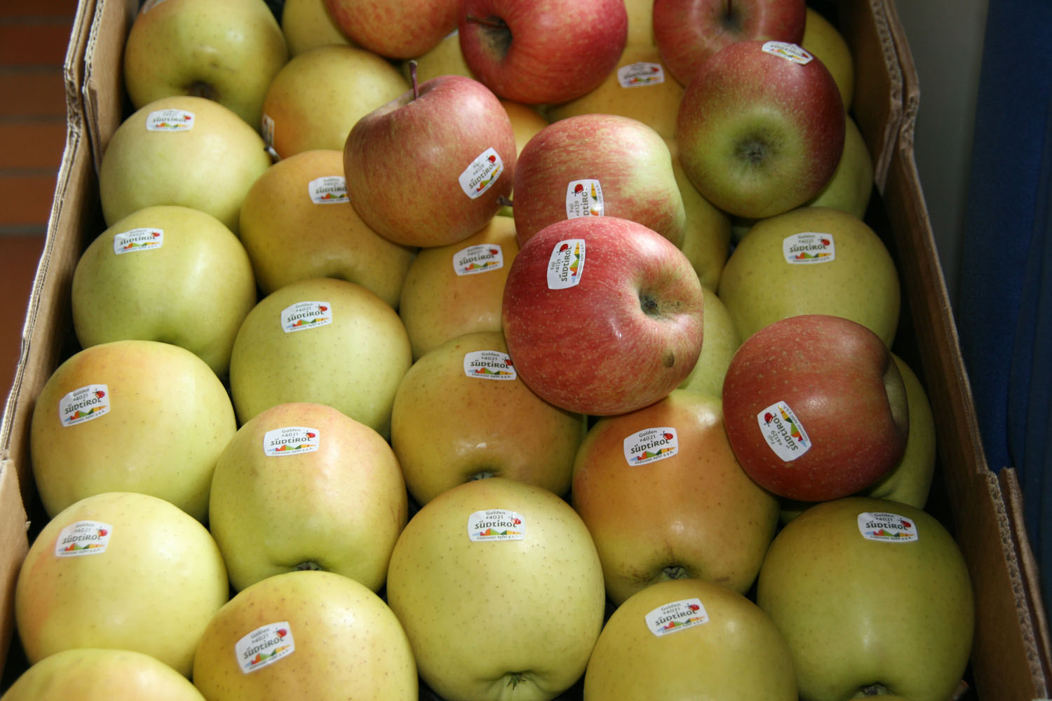 Apfelvermarktung