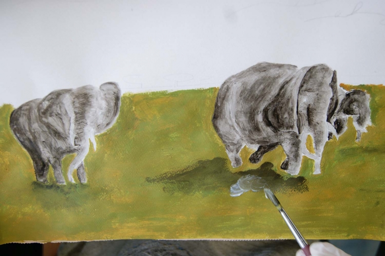 Acrylmalerei