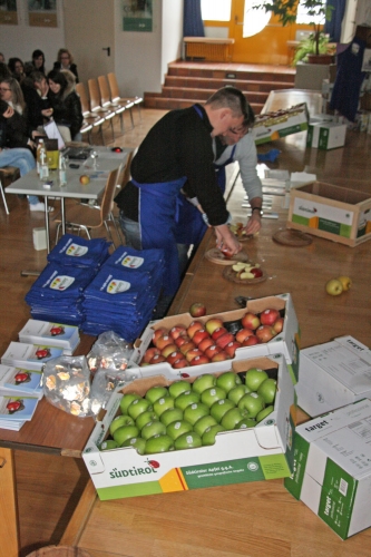 Apfelvermarktung