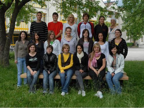 Maturanten der Klasse 5B HOB - Schuljahr 2006/07