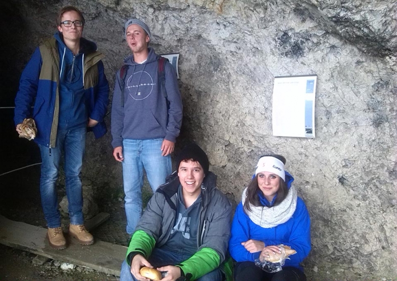 Exkursion auf den Lagazuoi