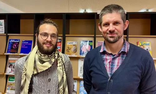 Die Referenten Matthias Jud und Diego Scogliesi