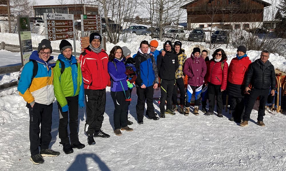 Rodelsport-Gruppe der WFO in Weißenbach