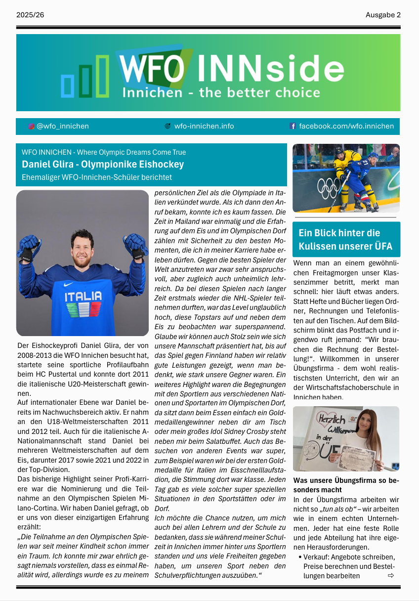 WFO INNside 2025/26 Ausgabe 2